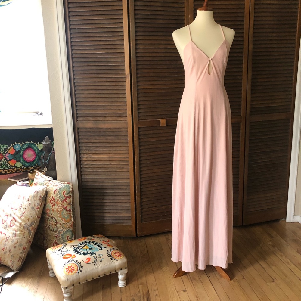 (NWT) House of Harlow 1960 - Blush/Pink Maxi Dress